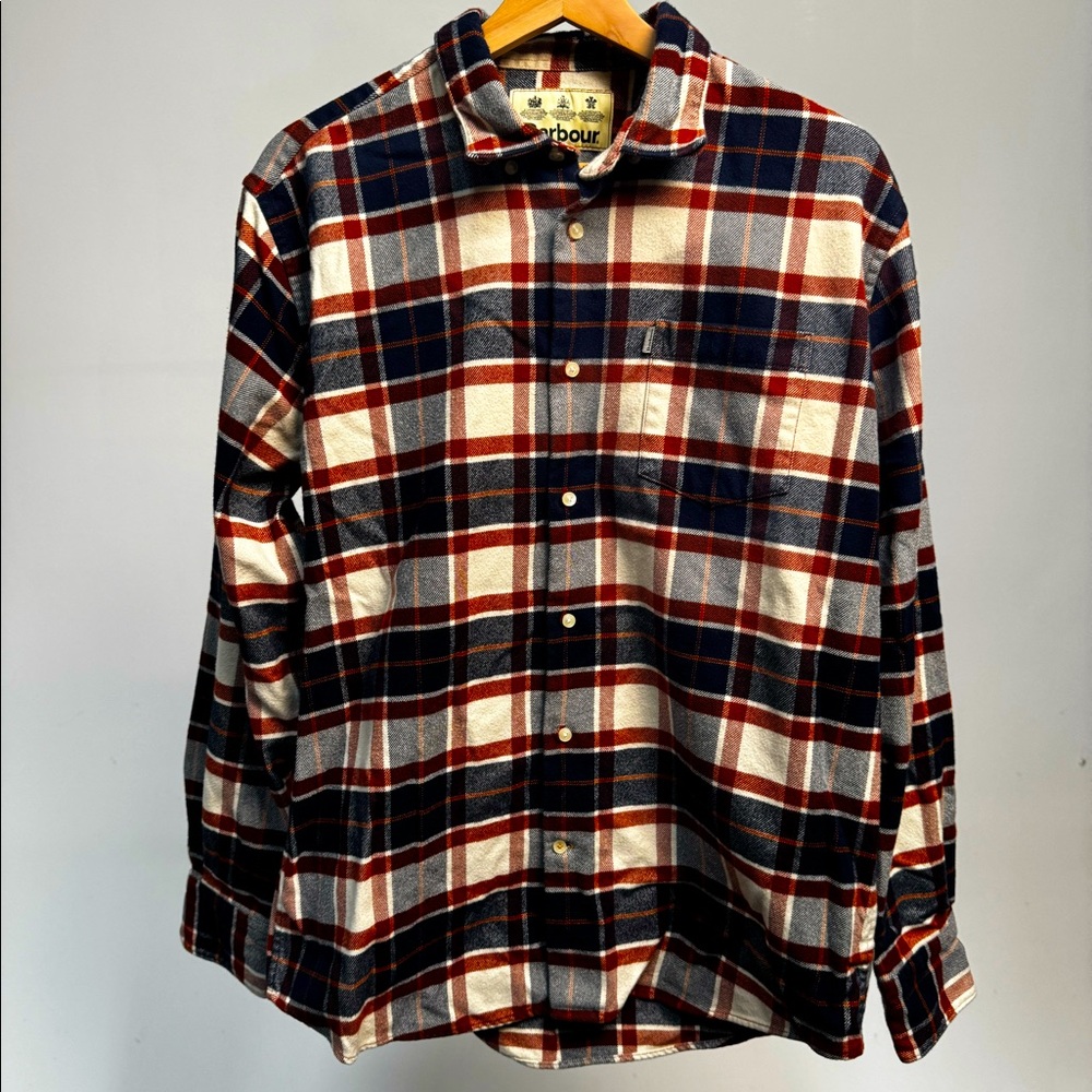 Barbour checkered jacket